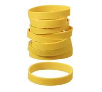 PATIKIL Rubber Bands, 2.8" x 1/3" 100 Pcs Yellow Heavy Duty Elastics Rubber Bands Assorted Size Office Organization Supplies for Home File Folder Board Games and Storage