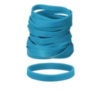 PATIKIL Rubber Bands, 2.8" x 1/3" 50 Pcs Blue Heavy Duty Elastics Rubber Bands Assorted Size Office Organization Supplies for Home File Folder Board Games and Storage