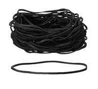 PATIKIL Rubber Bands, 7.1" x 1/8" 100 Pcs Black Heavy Duty Elastics Rubber Bands Assorted Size Office Organization Supplies for Home File Folder Board Games and Storage