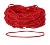 PATIKIL Rubber Bands, 7.1" x 1/8" 100 Pcs Red Heavy Duty Elastics Rubber Bands Assorted Size Office Organization Supplies for Home File Folder Board Games and Storage
