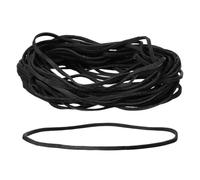 PATIKIL Rubber Bands, 7.1" x 1/8" 50 Pcs Black Heavy Duty Elastics Rubber Bands Assorted Size Office Organization Supplies for Home File Folder Board Games and Storage