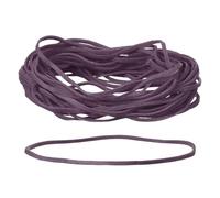 PATIKIL Rubber Bands, 7.1" x 1/8" 50 Pcs Purple Heavy Duty Elastics Rubber Bands Assorted Size Office Organization Supplies for Home File Folder Board Games and Storage