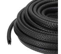 PATIKIL Rubber Edge Trim Guard, 19.7 ft x 7/16" x 5/16" U Channel Edge Protector Seal Strip with Metal Clips Fit for 2-4mm Edge for Car Door Sheet Metal Hatches Table Corners, Green