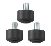 PATIKIL Rubber Foot Spike, Universal Anti-Slip 3/8 Inch Thread Rubber Tripod Foot Spikes for Monopod Legs Pad Replacement Parts Designed on Smooth Uneven Surface (30x25mm) - 3 Pcs