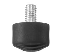 PATIKIL Rubber Foot Spike, Universal Anti-Slip M8 Thread Rubber Tripod Foot Spikes for Monopod Legs Pad Replacement Parts Designed on Smooth Uneven Surface (30x25mm)