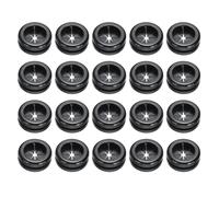 PATIKIL Rubber Grommet 9/16", 20 Pcs Round Rubber Hole Plugs Firewall Plug Grommet Wire Cable Protection for Wiring Metal Electric Box, Black