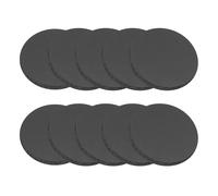 PATIKIL Rubber Solid Discs Washers, 10 Pcs 20mm Dia x 1.5mm Thick Rubber Round Gasket Pad Bushings Spacer Washer for DIY Gasket Craft, Black