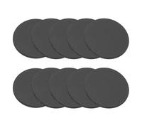 PATIKIL Rubber Solid Discs Washers, 10 Pcs 25mm Dia x 1.5mm Thick Rubber Round Gasket Pad Bushings Spacer Washer for DIY Gasket Craft, Black