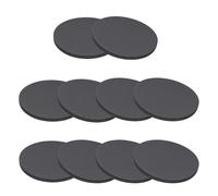 PATIKIL Rubber Solid Discs Washers, 10 Pcs 40mm OD x 3mm Thick Rubber Round Gasket Pad Bushings Spacer Washer for DIY Gasket Craft, Black