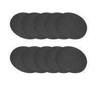 PATIKIL Rubber Solid Discs Washers, 10 Pcs 60mm Dia x 1.5mm Thick Rubber Round Gasket Pad Bushings Spacer Washer for DIY Gasket Craft, Black