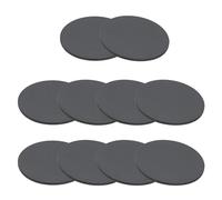 PATIKIL Rubber Solid Discs Washers, 10 Pcs 75mm OD x 3mm Thick Rubber Round Gasket Pad Bushings Spacer Washer for DIY Gasket Craft, Black