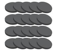 PATIKIL Rubber Solid Discs Washers, 20 Pcs 25mm OD x 3mm Thick Rubber Round Gasket Pad Bushings Spacer Washer for DIY Gasket Craft, Black