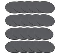 PATIKIL Rubber Solid Discs Washers, 20 Pcs 90mm OD x 3mm Thick Rubber Round Gasket Pad Bushings Spacer Washer for DIY Gasket Craft, Black