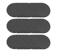 PATIKIL Rubber Solid Discs Washers, 30 Pcs 20mm Dia x 1.5mm Thick Rubber Round Gasket Pad Bushings Spacer Washer for DIY Gasket Craft, Black