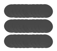 PATIKIL Rubber Solid Discs Washers, 30 Pcs 45mm Dia x 1.5mm Thick Rubber Round Gasket Pad Bushings Spacer Washer for DIY Gasket Craft, Black