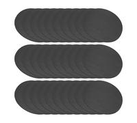 PATIKIL Rubber Solid Discs Washers, 30 Pcs 60mm Dia x 1.5mm Thick Rubber Round Gasket Pad Bushings Spacer Washer for DIY Gasket Craft, Black