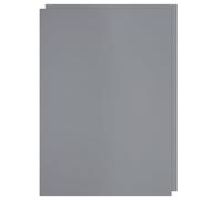 PATIKIL Rubber Stamp Sheets, 2Pcs 11.7x8.3 Soft Rubber Stamp Carving Block A4 Size Stamp Sheet for Laser Engraving Machine Rubber Stamps Ink Stamp Pads, Dark Grey