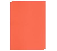 PATIKIL Rubber Stamp Sheets, 2Pcs 11.7x8.3 Soft Rubber Stamp Carving Block A4 Size Stamp Sheet for Laser Engraving Machine Rubber Stamps Ink Stamp Pads, Dark Orange