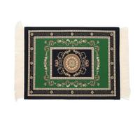 PATIKIL Rug Mouse Pad, 27x18cm Persian Style Carpet Mouse Pad Boho Non-Slip Rubber Desk Mat for Office Home Laptop Computer Desk Accessories Table Decoration, Green/Black/Gold/Red