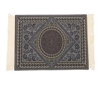 PATIKIL Rug Mouse Pad, 27x18cm Persian Style Carpet Mouse Pad Boho Non-Slip Rubber Desk Mat for Office Home Laptop Computer Desk Accessories Table Decoration, Brown/Bright Gold/Black