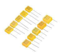 PATIKIL Safety Capacitors, 1 Set/50 Pcs 0.001/0.01/0.022/0.047/0.1/0.22/0.33/0.47/0.68/1uF AC 310V 10 Values Polypropylene Film Capacitor Assortment Kit