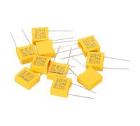 PATIKIL Safety Capacitors, 10 Pack 0.047uF AC 380V 10mm Pin Pitch 13x12x6mm Polypropylene Film Capacitor Assortment Kit for DIY Electronic Products