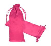 PATIKIL Satin Drawstring Favor Bags 35x15cm Rose Red 3Pcs Gift Bags | Satin Gift Pouches with Drawstrings,Suit for Wedding/Festival/Birthday/Celebration