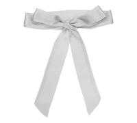 PATIKIL Satin Sash Belt Scarf, 1 Pcs 2" Wedding Party Bridal Blank Satin Waist Belts Prom for Graduation Birthday Decoration DIY Accessory Homecoming, Silver