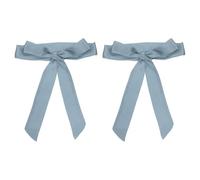 PATIKIL Satin Sash Belt Scarf, 2 Pcs 2" Wedding Party Bridal Blank Satin Waist Belts Prom for Graduation Birthday Decoration DIY Accessory Homecoming, Sky Blue