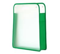 PATIKIL Scrapbook Paper Storage Organizer, Rectangular Scrapbook Organizer for 12x12" Sheet Paper Vinyl Storage with Handle for Scrapbook File Vinyl Paper Card Stock, Green