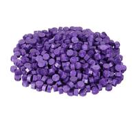 PATIKIL Sealing Wax Beads, 720 Pcs Wax Seal Stamp Envelope Letter Wax Seal Beads Pellets Single Color for Stamp Sealing and DIY Craft, Purple
