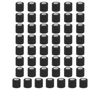 PATIKIL Self Adhesive Bandage Wrap 177" x 2", 50 Pcs Elastic Self Adherent Self Breathable Wrap Tape for Sport Stretch Athletic Wrist Ankle Outdoor Tape, Black