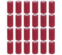 PATIKIL Self Adhesive Bandage Wrap 177" x 4", 24 Pcs Elastic Self Adherent Self Breathable Wrap Tape for Sport Stretch Athletic Wrist Ankle Outdoor Tape, Dark Red