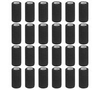 PATIKIL Self Adhesive Bandage Wrap 177" x 4", 24 Pcs Elastic Self Adherent Self Breathable Wrap Tape for Sport Stretch Athletic Wrist Ankle Outdoor Tape, Black