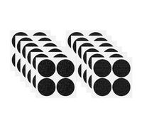PATIKIL Self Adhesive Dots, 48Pcs/24Pairs Back Sticky Hook and Loop Strips with Nylon Tapes Waterproof Stickers for Classroom Office House, Black, 1.95inch