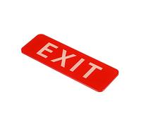 PATIKIL Self Adhesive Exit Sign, Acrylic 6"x2" Waterproof Door Sticker Wall Mounting Sign for Office Business Hotel, Red