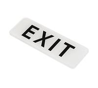 PATIKIL Self Adhesive Exit Sign, Acrylic 9"x3" Waterproof Door Sticker Wall Mounting Sign for Office Business Hotel, White