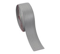 PATIKIL Self Adhesive Floor Transition Strip 4cm x 3 Meters Vinyl Flat Divider Flooring for Joining Floor Gaps Carpet Transition Floor Tiles, New Gray Wood Grain