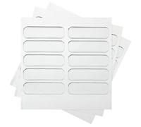 PATIKIL Self Adhesive Rubber Bumper Stripes 1.4"x0.4", 120 Pcs Clear Cabinet Door Bumper Sound Dampening Buffer Pads for Protect Furniture Cabinet Drawer Chair