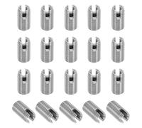 PATIKIL Self-Tapping Threaded Inserts, 20 Pcs M4 x M6.5 x 12mm 303 Stainless Steel Thread Adapter Reducer Slotted Screw Repair Inserts Nuts Sleeve