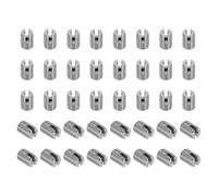 PATIKIL Self-Tapping Threaded Inserts, 40 Pcs M2 x M4.5 x 6mm 303 Stainless Steel Thread Adapter Reducer Slotted Screw Repair Inserts Nuts Sleeve