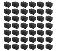 PATIKIL SFP Port Anti Port Anti Dust Cover Cap, 50pcs SFP Dustproof Plug Soft Silicone Protector for Computer Switch Router Network Interface Card, Black