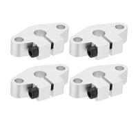 PATIKIL SHF8 Aluminum Linear Motion Rod Rail Clamping Guide Support, 4 Pcs for 8mm Dia Shaft