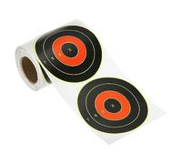 PATIKIL Shooting Targets Stickers 4", 100 Pack Adhesive Fluorescent Splatter Targets for Shot Practise, 4 Circles