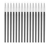 PATIKIL Silicone Clay Sculpting Tool, 15 Pcs Clay Shaping Tool Soft Rubber Modeling Dotting Tool for Pottery Clay Craft Painting Nail Rock, Black/White (3mm)