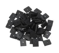 PATIKIL Silicone End Caps for Sewing, 200Pcs Collar Corset Spiral Boning Tips for Polyester Boning, Applicable to 10mm Polyester Bonding, Black