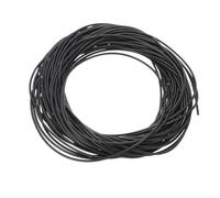 PATIKIL Silicone Foam Seal Strip, 10M(32.8Ft) 1mm(0.04") Dia Round High Density Solid Sponge Rubber Weather Stripping Cord for Sealing Gap Blocker Insulation, Black