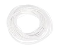PATIKIL Silicone Foam Seal Strip, 10M(32.8Ft) 2mm(0.08") Dia Round High Density Solid Sponge Rubber Weather Stripping Cord for Sealing Gap Blocker Insulation, White