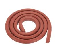 PATIKIL Silicone Foam Seal Strip, 12mmx10mmx2m D-Shape Seal Strip Backer Rod Crack Caulk Saver Solid Sponge Rubber Joint Filler for Sealing Wall Tile Gaps Blocker DIY, Red