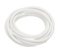 PATIKIL Silicone Foam Seal Strip, 3 M(9.8FT) 7mm(0.28") Dia Backer Rod Round High Density Solid Sponge Rubber Weather Stripping Cord for Sealing Gap Blocker Insulation, White